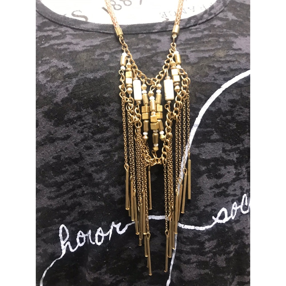 Long Gold Necklace - Picture 2 of 2